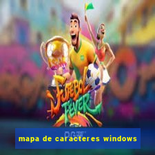 mapa de caracteres windows